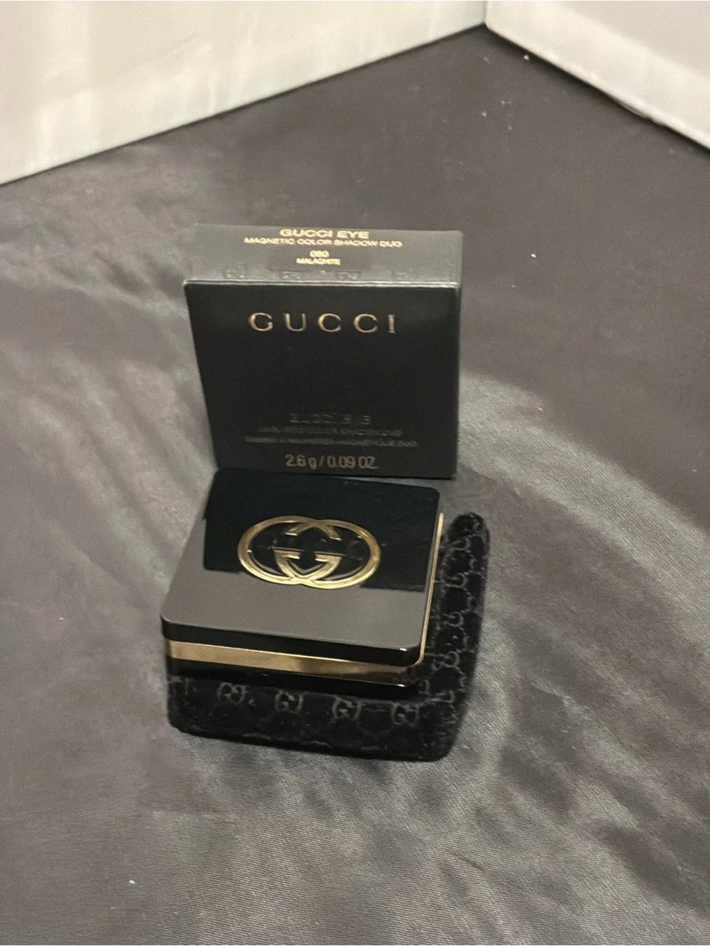 Gucci Black and Gold Eye Shadow Palette,NIB